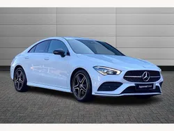 White Used 2023 Mercedes CLA200 AMG Line Premium Coupe | £28,390 (Fair price)