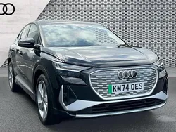 Black Used 2024 Audi Q4 e-tron S-Line SUV | £33,790 (Super price)