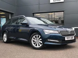 Blue Used 2021 Skoda Superb SE Estate | £15,500 (A bit pricey)
