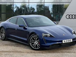 Blue Used 2021 Porsche Taycan Sedan | £41,999 (Good price)
