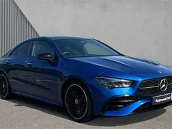 Blue Used 2024 Mercedes CLA220 AMG Line Premium Plus Sedan | £32,491 (Fair price)