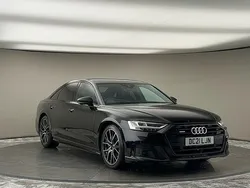 Mythos black Used 2021 Audi A8 Black Edition Sedan | £31,700 (Fair price)