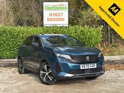 Blue Used 2021 Peugeot 3008 GT SUV | £14,499 (Good price)