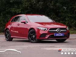 Red Used 2021 Mercedes A250 AMG line Hatchback | £15,199 (Fair price)