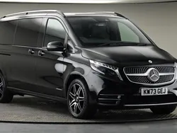 Black Used 2023 Mercedes V300 AMG line MPV | £65,450