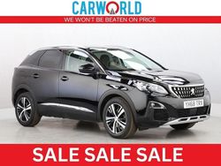 Black Used 2018 Peugeot 3008 Allure Hatchback | £11,382 (Fair price)