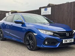 Blue Used 2017 Honda Civic SR Hatchback | £12,350 (Fair price)