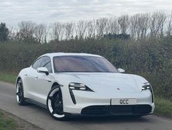 White Used 2020 Porsche Taycan Performance Package Sedan | £46,950 (Fair price)