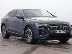 Blue Used 2024 Audi Q8 e-tron S-Line SUV | £49,995 (Expensive)