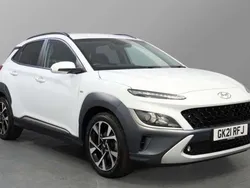 White Used 2021 Hyundai Kona Premium SUV | £13,258 (Fair price)