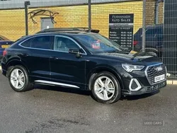 Black Used 2022 Audi Q3 Sportback S-Line SUV | £25,490 (Fair price)