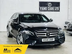 Black Used 2016 Mercedes E220 AMG line Sedan | £9,500 (A bit pricey)