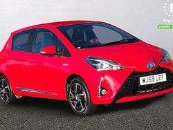 Red Used 2019 Toyota Yaris Hybrid Hatchback | £13,299 (Fair price)