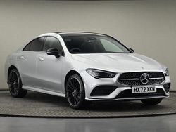 Iridium silver Used 2022 Mercedes CLA250e AMG line Sedan | £24,850 (Fair price)