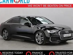 Black Used 2022 Audi A6 S-Line Sedan | £19,400 (Fair price)