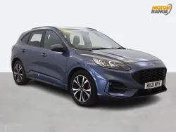 Blue Used 2021 Ford Kuga ST-Line X SUV | £17,895 (Fair price)