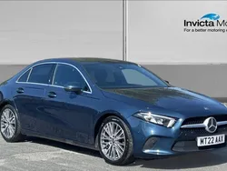 Blue Used 2022 Mercedes A180 Executive Sedan | £18,418 (Good price)