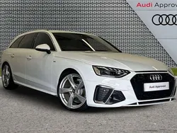 White Used 2020 Audi A4 S-Line Estate | £19,995 (Fair price)