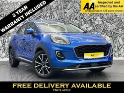 Blue Used 2021 Ford Puma Titanium SUV | £14,395 (Super price)
