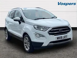 White Used 2019 Ford Ecosport Titanium SUV | £8,990 (Fair price)