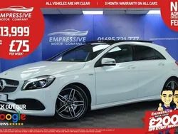 White Used 2017 Mercedes A200 AMG line Hatchback | £13,999 (Fair price)