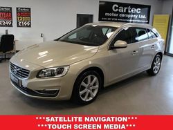 Gold Used 2017 Volvo V60 SE Lux Estate | £6,489 (Fair price)