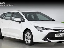 White Used 2022 Toyota Corolla Sport Estate | £19,295 (Good price)