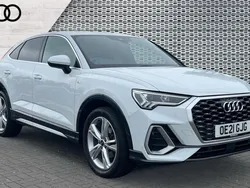 White Used 2021 Audi Q3 S-Line SUV | £25,939 (Fair price)