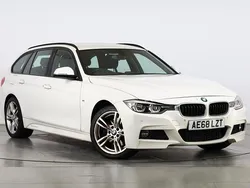 White Used 2018 BMW 330 M Sport Estate | £19,500 (Good price)