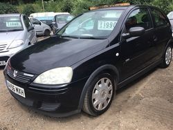Black Used 2006 Vauxhall Corsa Design Edition Hatchback | £990
