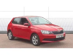 Red Used 2017 Skoda Fabia SE Hatchback | £6,987 (Fair price)