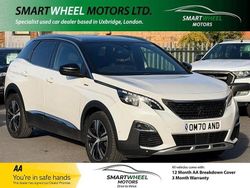White Used 2020 Peugeot 3008 GT-line Hatchback | £14,240 (Fair price)