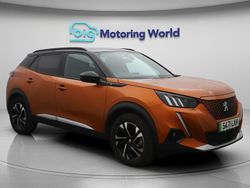 Orange Used 2021 Peugeot e-2008 GT SUV | £14,600 (Fair price)