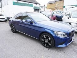 Blue Used 2019 Mercedes C200 Premium Plus Sedan | £16,500 (Fair price)