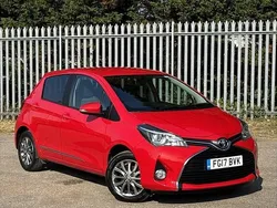 Red Used 2017 Toyota Yaris Hatchback | £9,145 (Fair price)