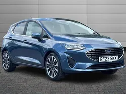 Chrome blue Used 2023 Ford Fiesta Titanium X Hatchback | £14,387 (Good price)