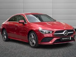Red Used 2022 Mercedes CLA180 AMG Line Premium Sedan | £25,450 (Fair price)