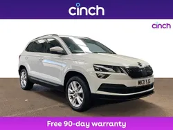 White Used 2021 Skoda Karoq SE Technology SUV | £14,349 (A bit pricey)