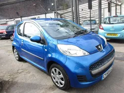 Blue Used 2009 Peugeot 107 Hatchback | £2,995 (Fair price)
