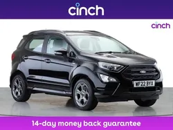 Black Used 2022 Ford Ecosport ST-Line SUV | £14,299 (Fair price)