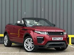 Red Used 2018 Land Rover Range Rover evoque HSE Dynamic Cabriolet | £18,995 (Fair price)