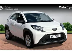 White Used 2022 Toyota Aygo PURE Hatchback | £11,409 (Fair price)