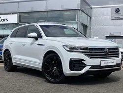 White Used 2023 VW Touareg R-line SUV | £45,995 (Good price)