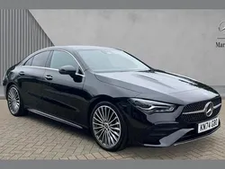 Black Used 2024 Mercedes CLA200 AMG Line Premium Coupe | £28,980 (Fair price)