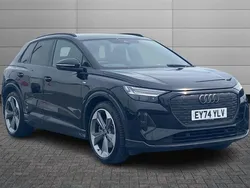 Black Used 2024 Audi Q4 e-tron Black Edition SUV | £36,995 (Fair price)