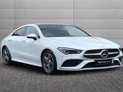 White Used 2021 Mercedes CLA200 AMG Line Premium Plus Sedan | £26,490 (Fair price)