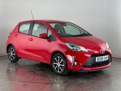 Red Used 2019 Toyota Yaris Hatchback | £9,600 (Fair price)