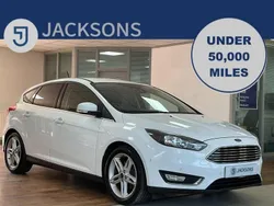 White Used 2017 Ford Focus Titanium Hatchback | £8,694 (Good price)
