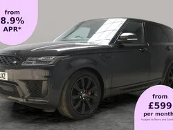 Black Used 2021 Land Rover Range Rover Sport HSE Dynamic SUV | £38,617 (Fair price)