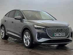 Grey Used 2024 Audi Q4 Sportback e-tron S-Line SUV | £33,450